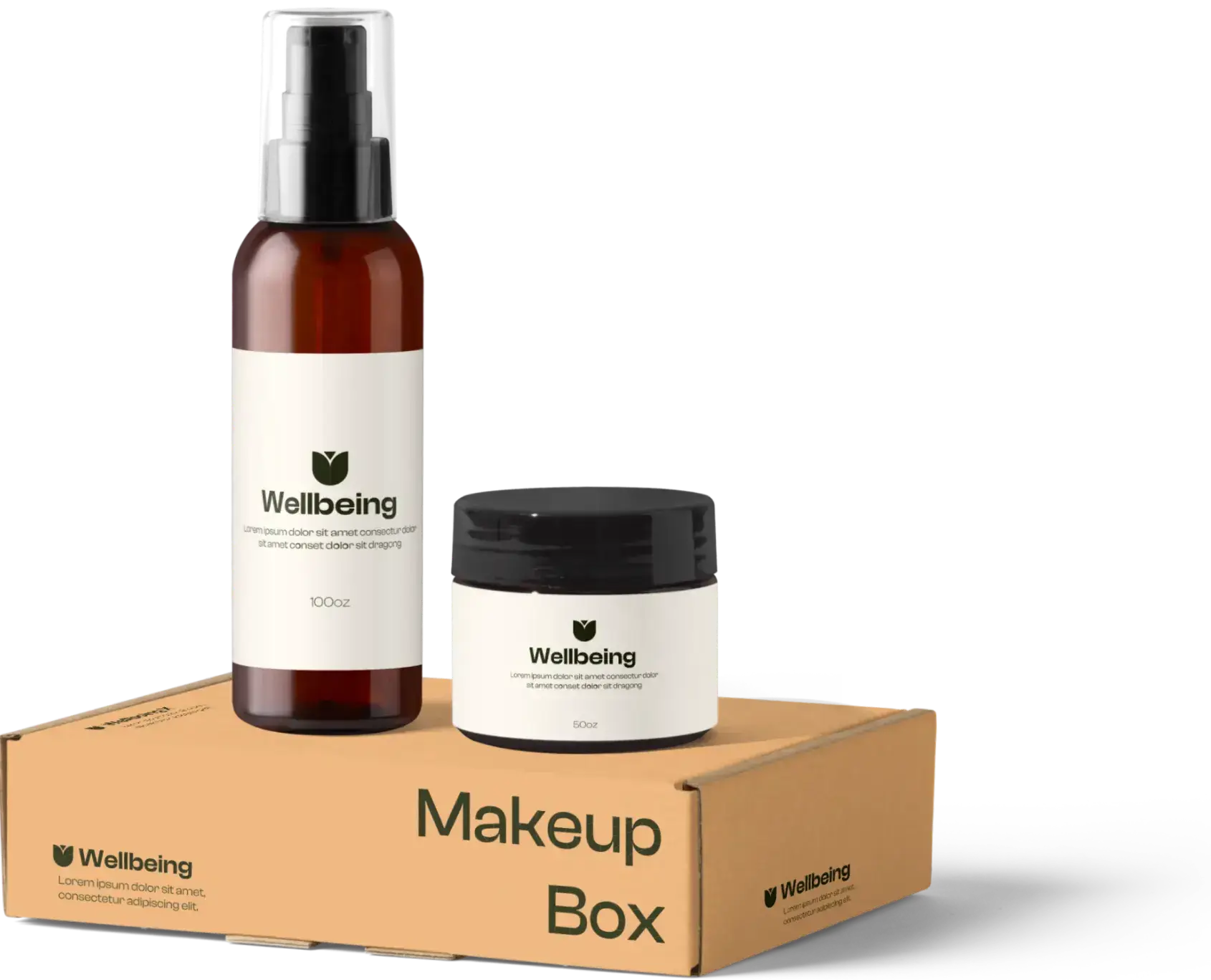 A Monthly Box Created For Premium Self-Care - Wellbeing Template